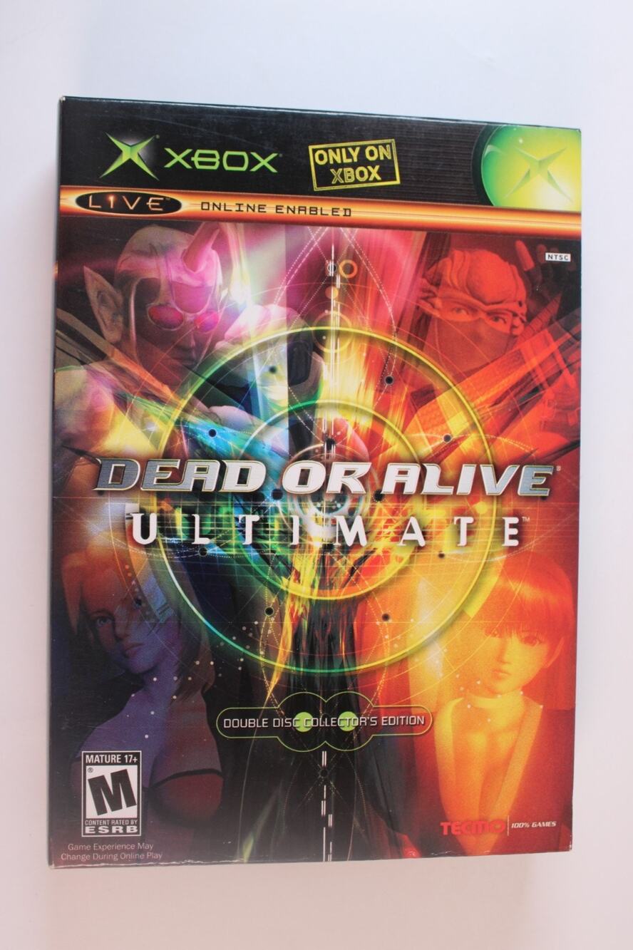 Dead or Alive Ultimate (Microsoft Xbox, 2004) W/ Slip cover and manual, great